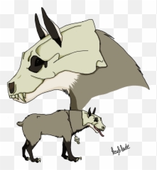Canidae Dog Fauna Clip Art - Skull Wolf Base Png,Wolf Skull Png