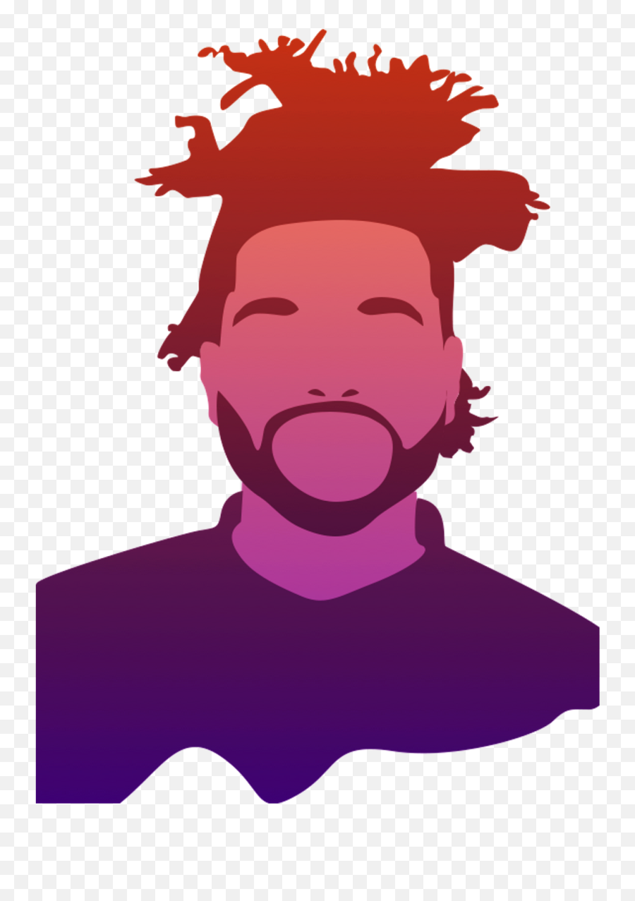 Weeknd Silhouette Clipart - Weeknd Sticker Png,The Weeknd Png