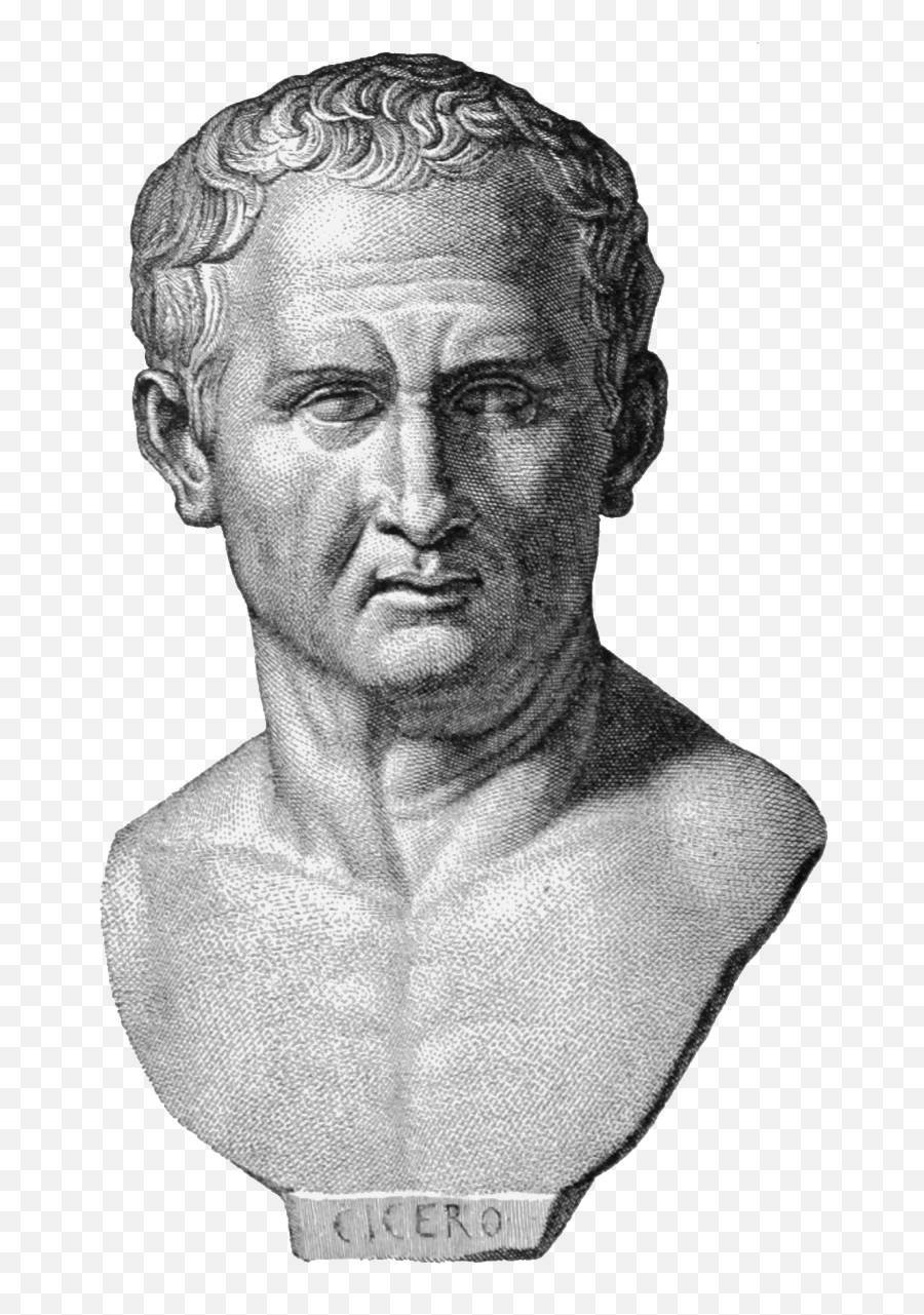 Latin - Marcus Tullius Cicero Png,Roman Bust Png