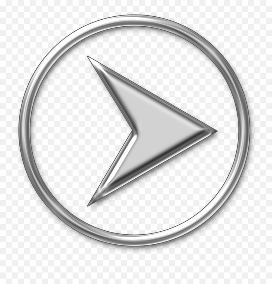 Arrow Silver Play - Free Image On Pixabay Play Button Silver Png,Play Icon Transparent