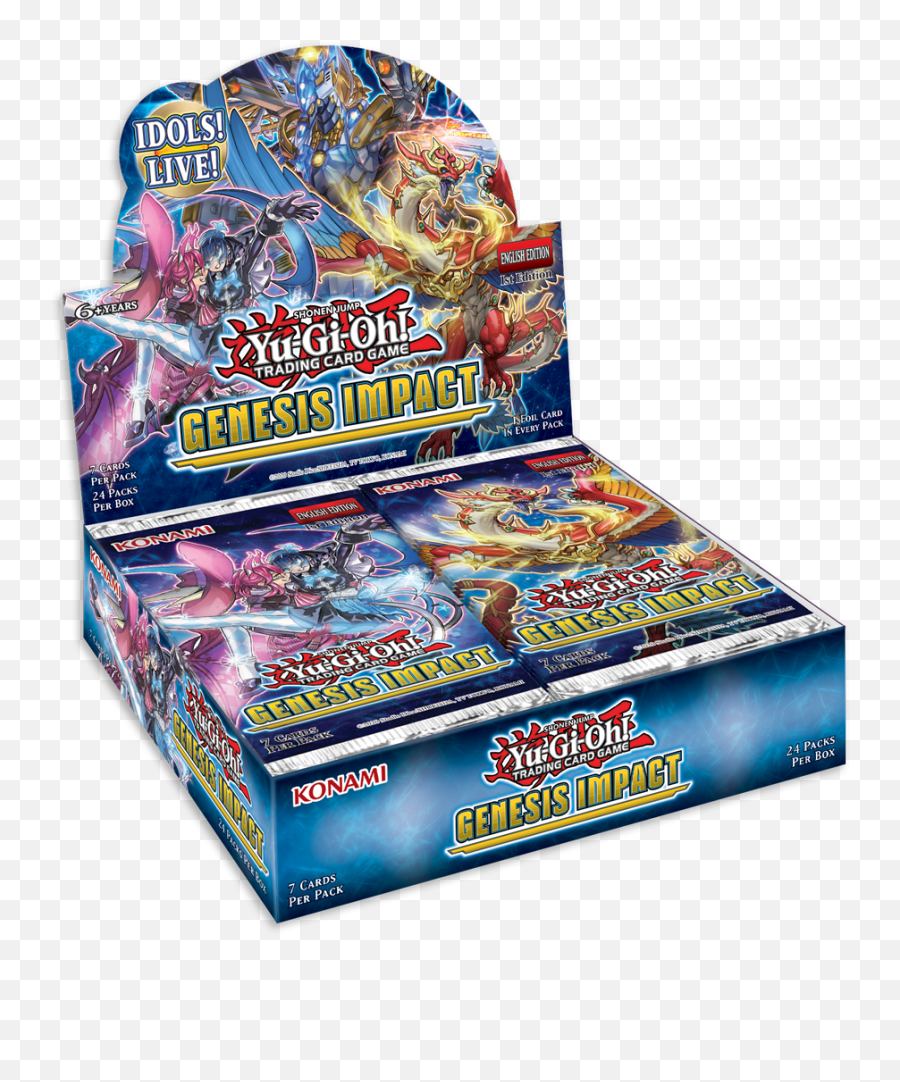 Yu - Gioh Genesis Impact Case 12 Booster Boxes Preorder Yugioh Genesis Impact Booster Box Png,Yugi Png