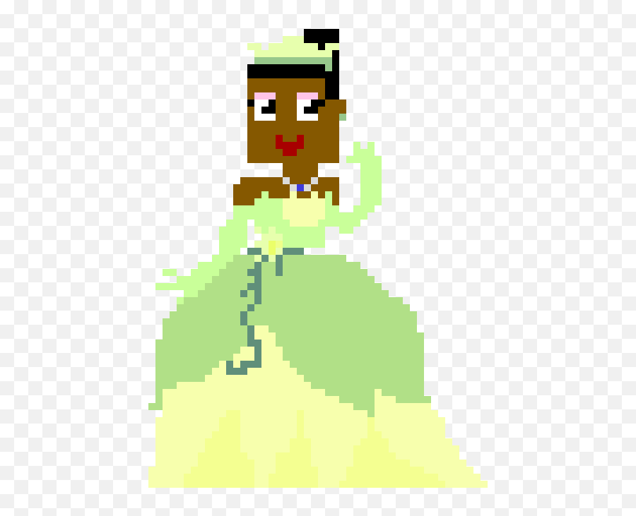 Princess Tiana Pixel Art Maker - Fictional Character Png,Princess Tiana Png