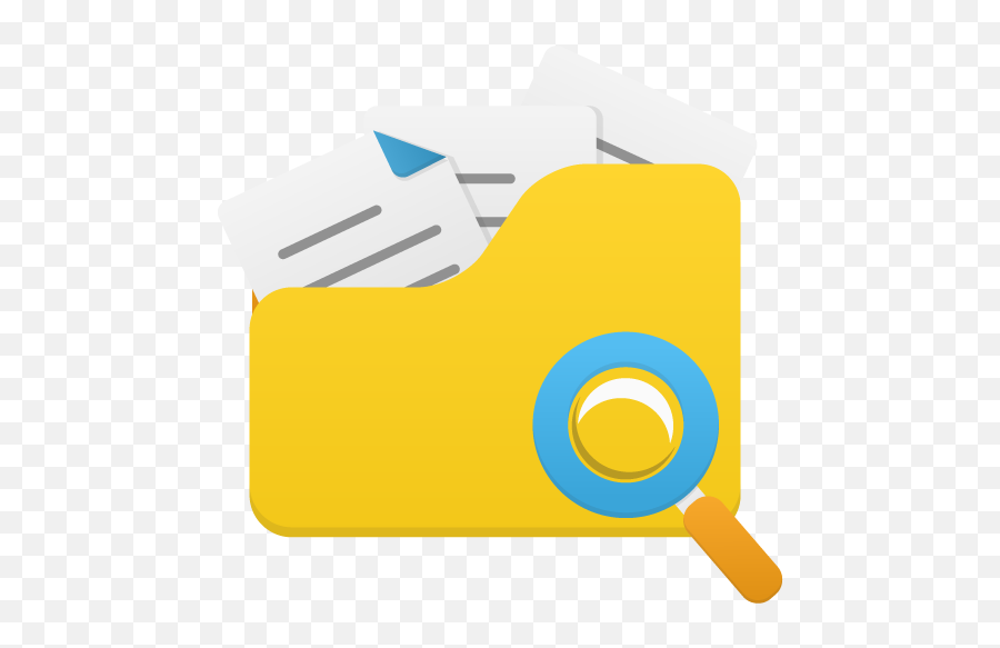Open Folder Search Icon Flatastic 8 Iconset Custom Horizontal Png