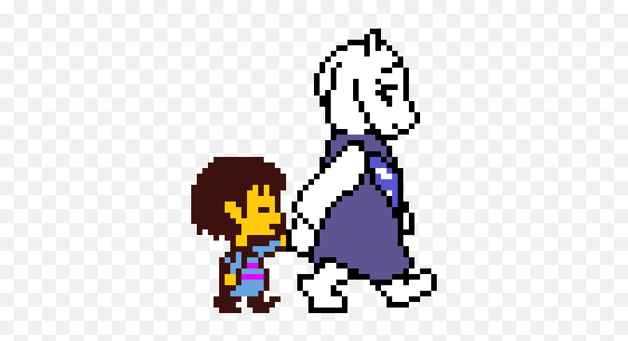 Top Undertale Nintendo Switch Stickers For Android U0026 Ios - Undertale Toriel And Frisk Png,Transparent Undertale