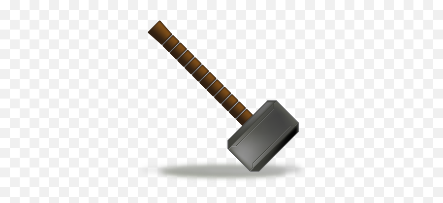 Png Thor Hammer Icon - Hammer Png Cartoon,Thors Hammer Png