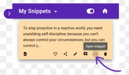 Edit Or Delete A Snippet - Snippetu0027s Blog Dot png