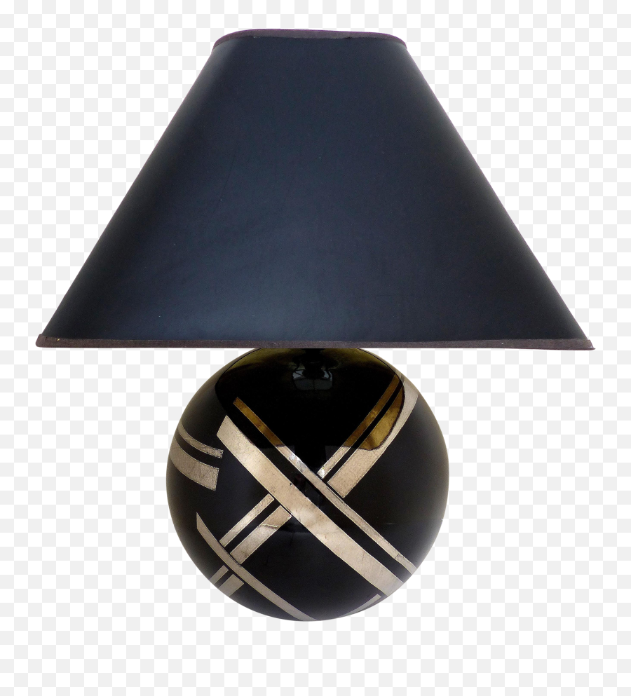 Art Deco Spherical Silver Leaf Design - Desk Lamp Png,Icon Silverleaf