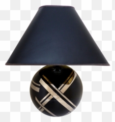 Art Deco Spherical Silver Leaf Design - Desk Lamp png