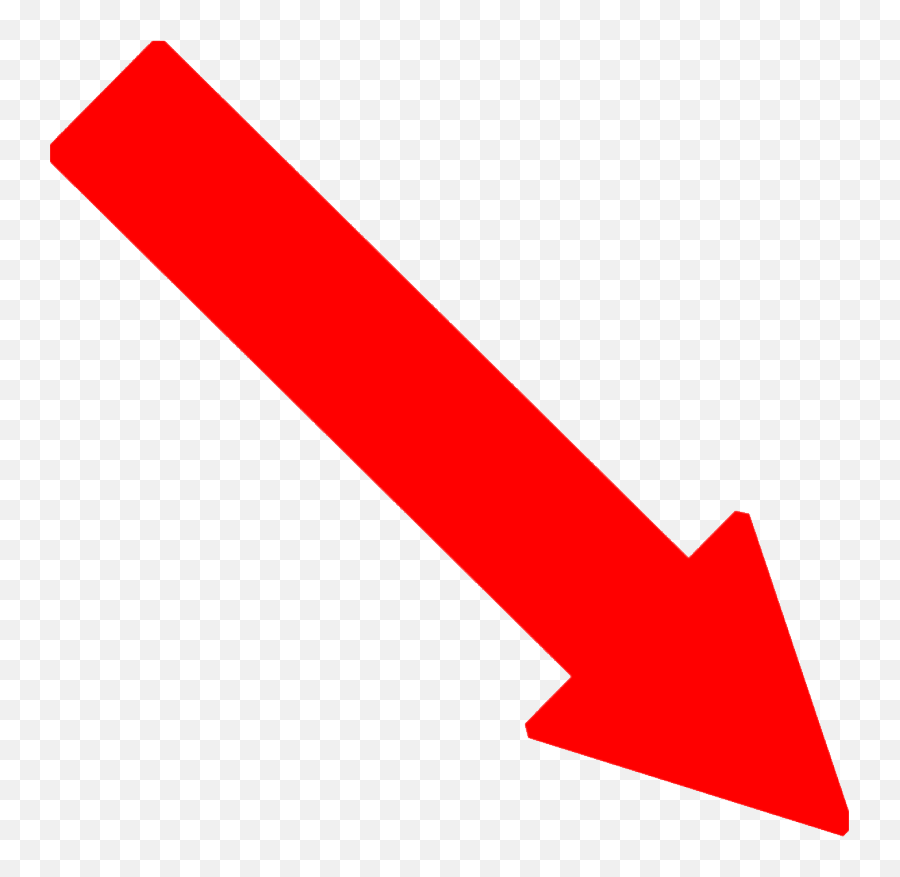 Red Arrow Clipart Png - Red Arrow Pointing Down,Clickbait Arrow Transparent