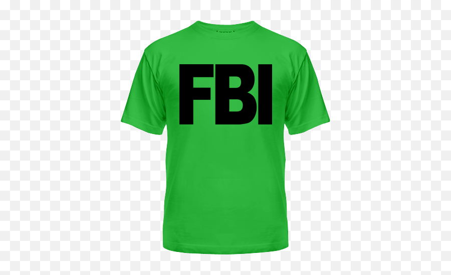 Fbi Shirt Png - Active Shirt,Green Shirt Png