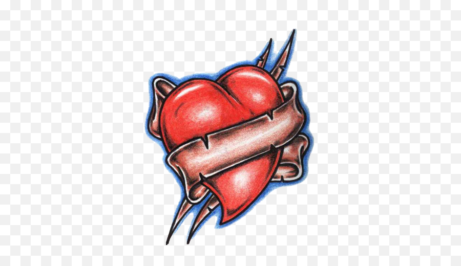Heart Tattoo Png 5 Image - Heart Tattoo Png Transparent,Heart Tattoo Png