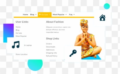 Themehunk Mega Menu - Responsive WordPress Themes Language png