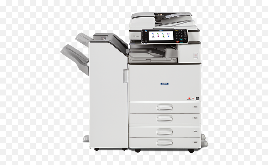 Mp 3554 Black And White Laser Multifunction Printer Savin - Ricoh Copier Png,Dimension W Folder Icon