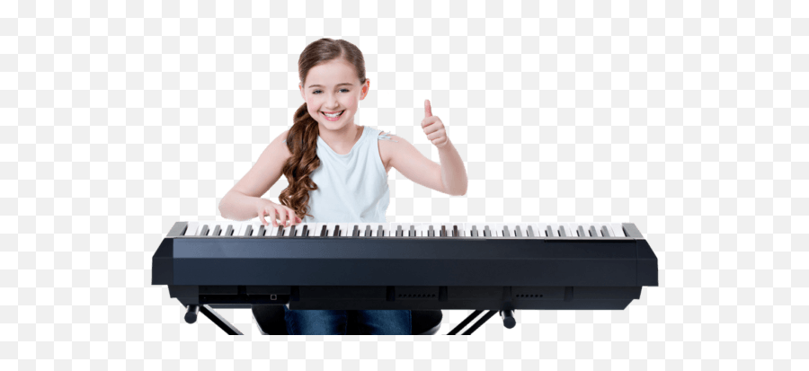 Top 5 Piano Lessons Teachers In Irvine Ca - Girl Playing Electric Kayboard Png,The Grey Icon For Hire On Flute Music Sheet