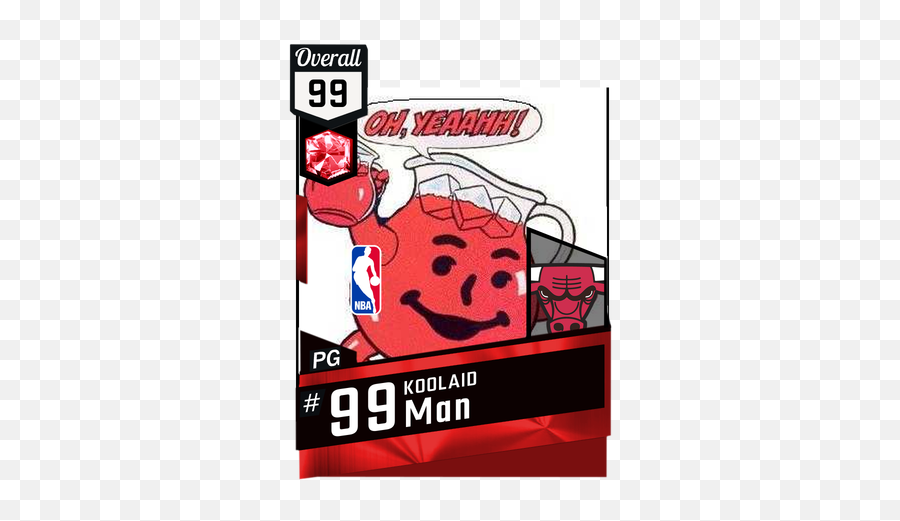 Koolaid Man - Nba 2k17 Custom Card 2kmtcentral Kool Aid Man Oh Yeah Png,Kool Aid Man Transparent