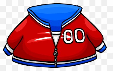 Download Red Track Jacket Clothing Icon Id 4004 - Chamarra Club Penguin Blue png