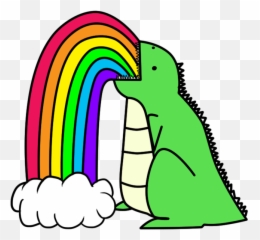 Puke Rainbows Png Image - Barfing Cloud