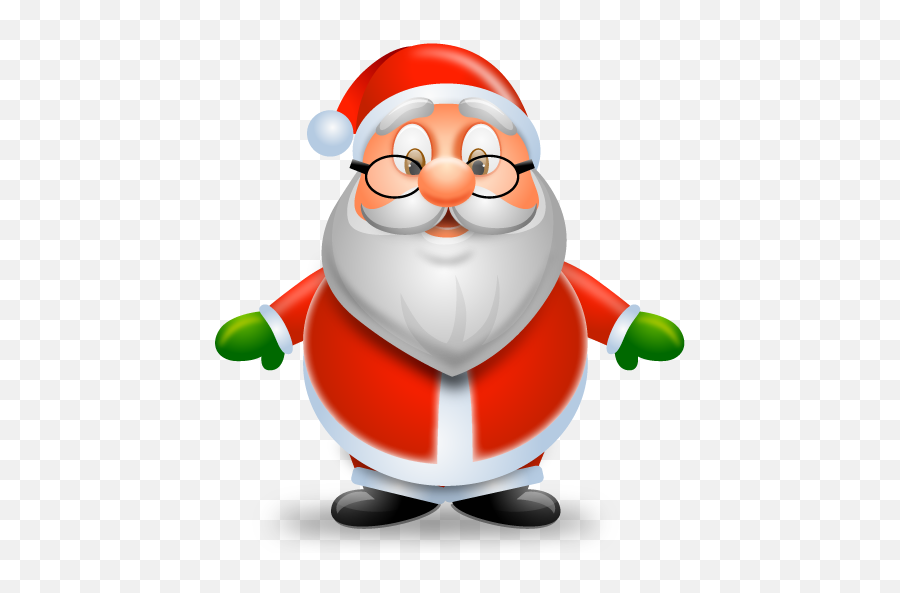 Santa Icon - Santa Icons Png,Christmas Icon Png