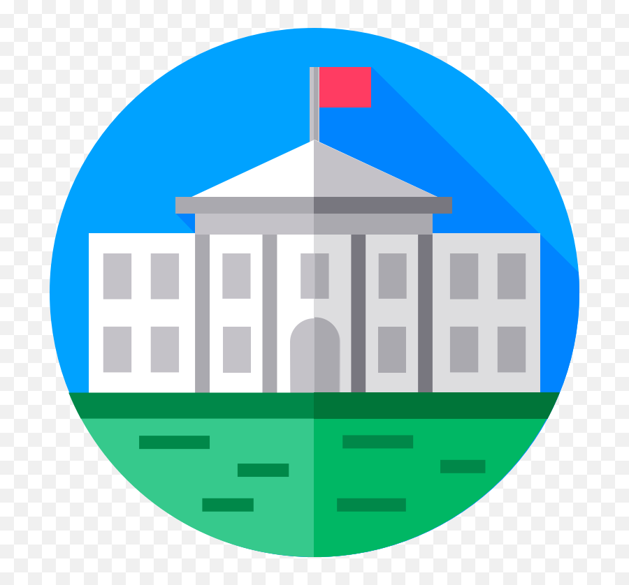 White House - Free Monuments Icons Full About State Government Png,House Circle Icon