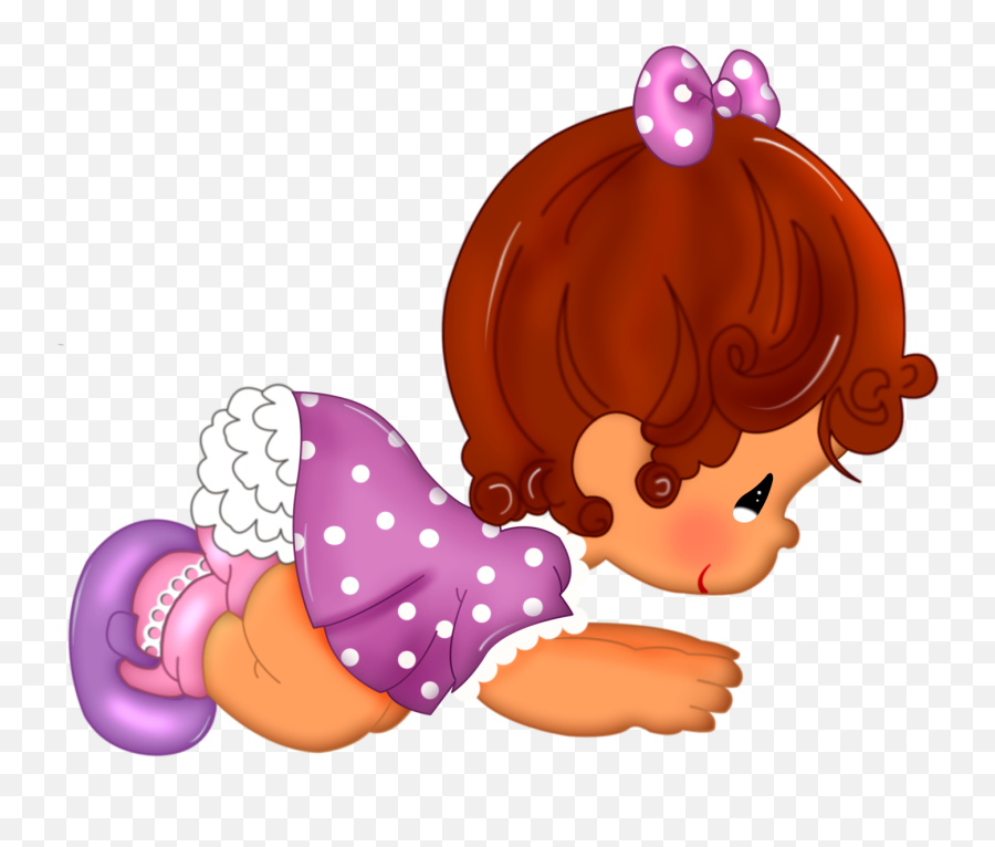 Baby Girl Cartoon Download Png Clipart - Girl Baby Clipart Png,Baby Girl Png