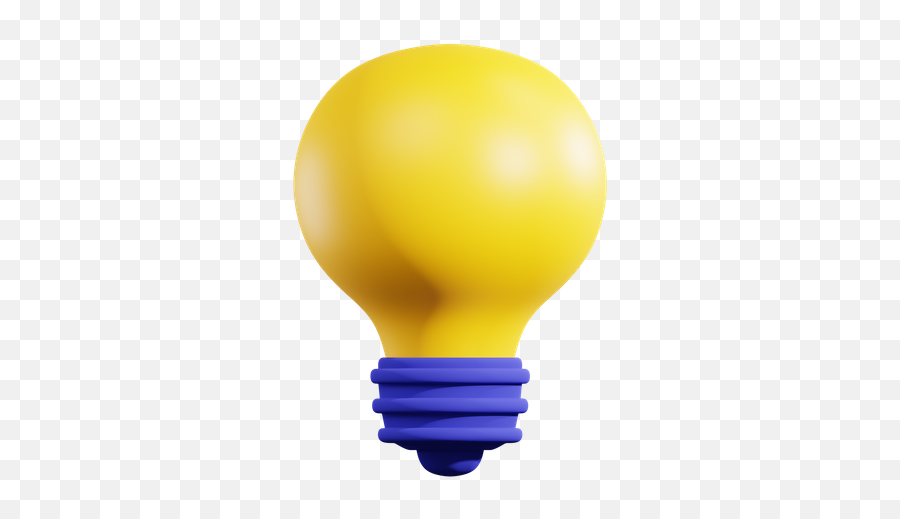 Lightbulb Icon - Download In Colored Outline Style Incandescent Light Bulb Png,Diwali Lamp Icon Gif