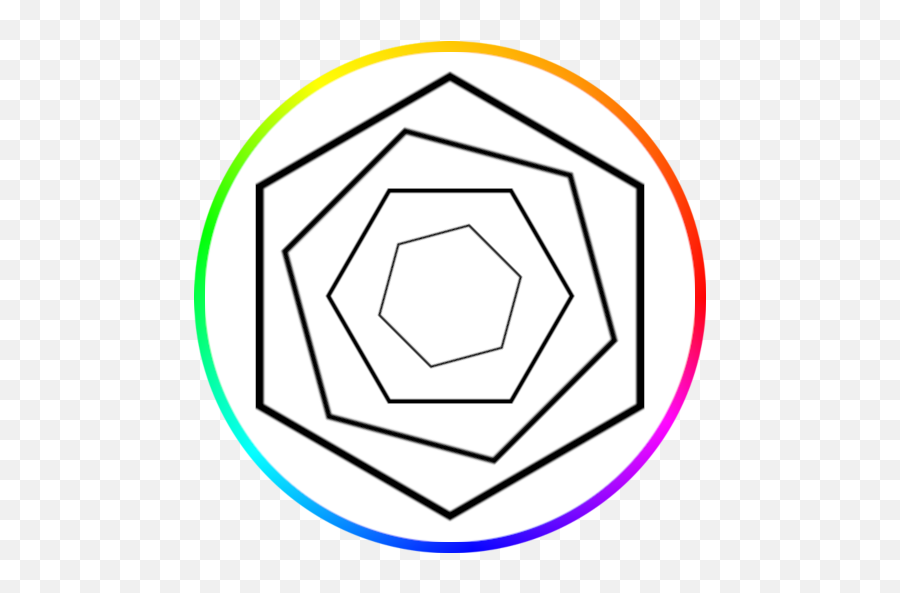 Super Hexagon - Unitylist Line Art Png,Hexagon Icon