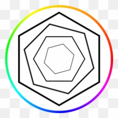 Super Hexagon - UnityList Line Art png