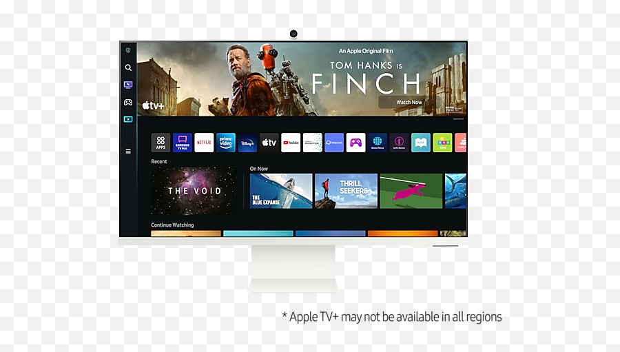 Buy 32 Uhd Monitor With Smart Tv Experience And Iconic Slim - Samsung M8 Monitor Png,There Is No Airplay Icon On My Mac