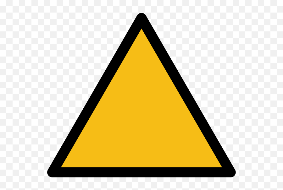 Download A Warning Triangle In Word And Powerpoint - Office Printable Symbol Quarantine Sign Png,Three Triangles Icon Excel