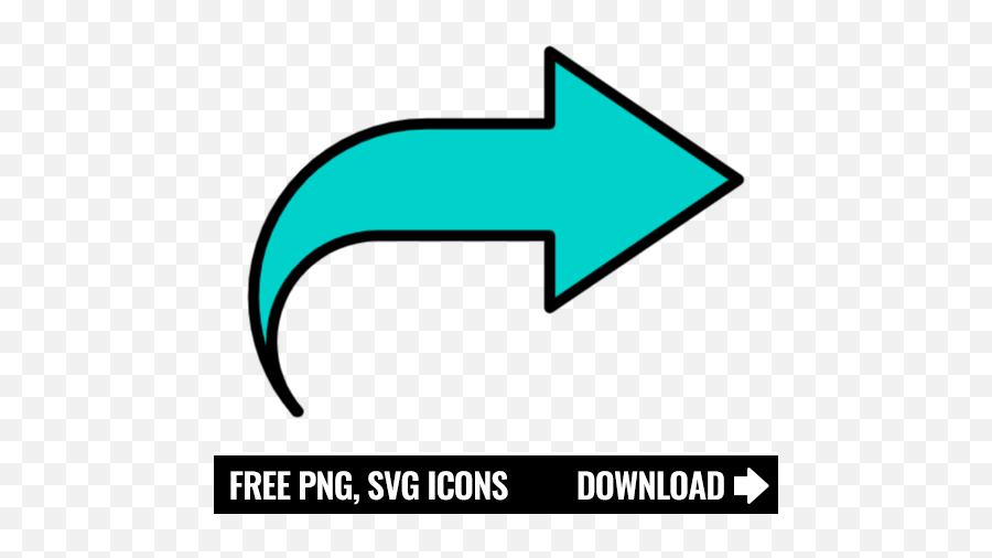 Free Right Curved Arrow Icon Symbol Png Svg Download - Vertical,Curve Icon