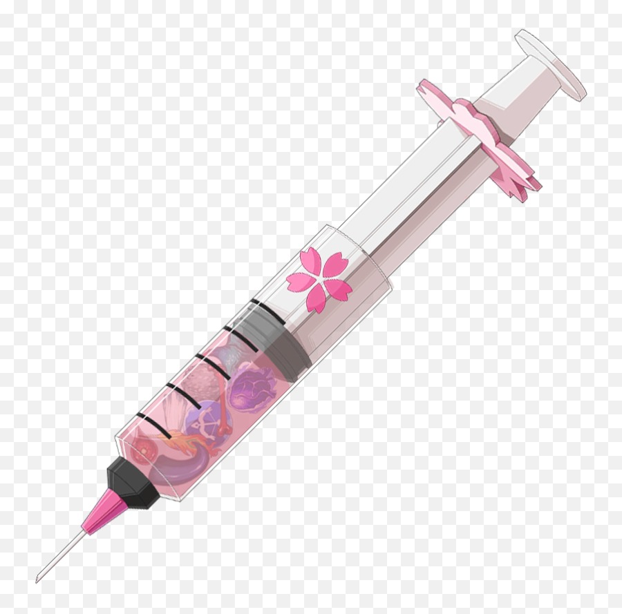 Syringe Needle Png File - Transparent Background Syringe Pink Clipart,Syringe Transparent Background