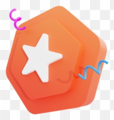 Premium Star Badge 3d Illustration Download In Png Obj Or
