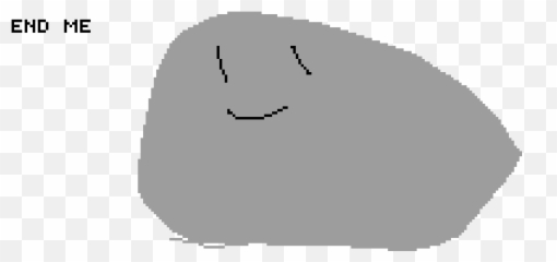 Pixilart - Happy Rock By Arrgkelly Vriska Hair Flip Png,Cartoon Rock Png