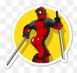 Stupid Sexy Deadpool - StickerApp Stickers png