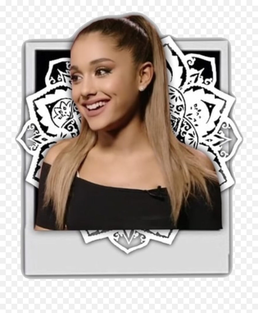 Ariana Grande Png Tumblr - Ariana Grande Tumblr Cute We Heart It Overlays Mandala,Ariana Grande Transparent Background