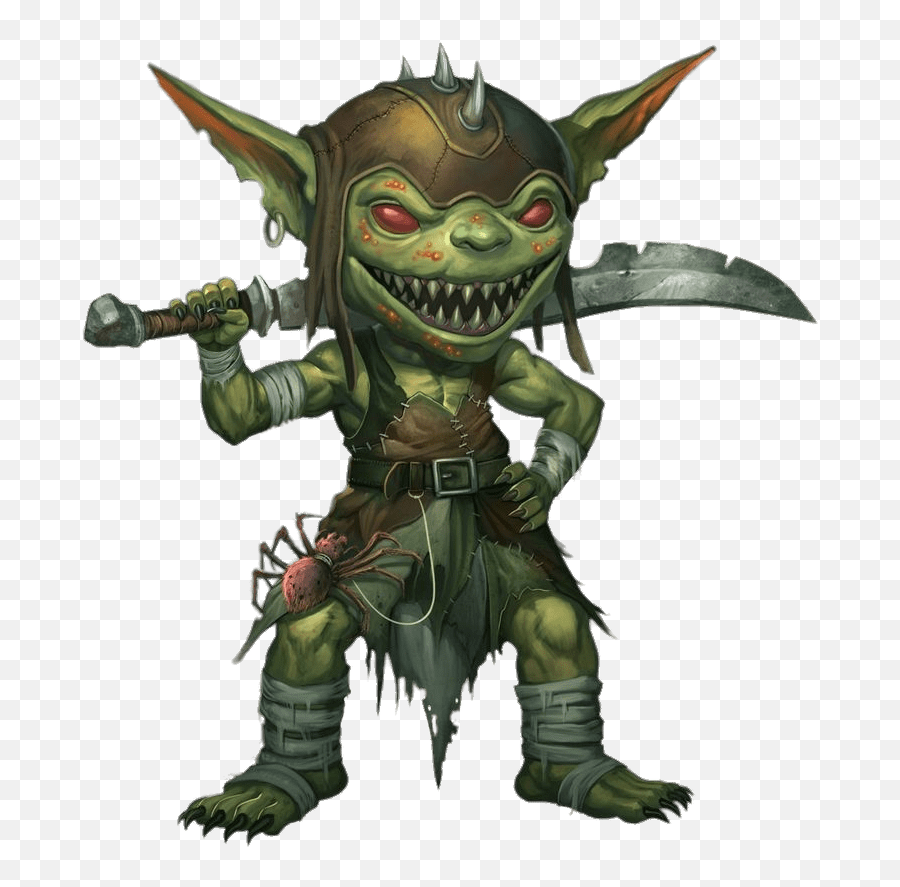 Goblin With Sword Transparent Png - Dungeons And Dragons Goblin,Goblin Transparent