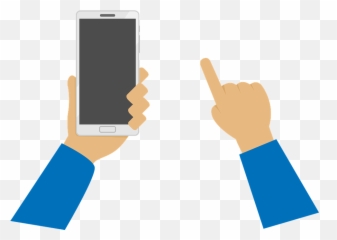 Download - Hand Phone Vector Png