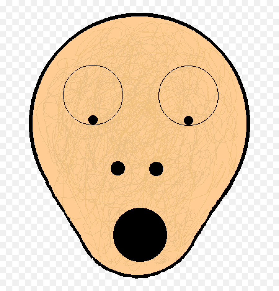 The Scream Png Download - Circle Transparent Cartoon Smiley Face,Screaming Png