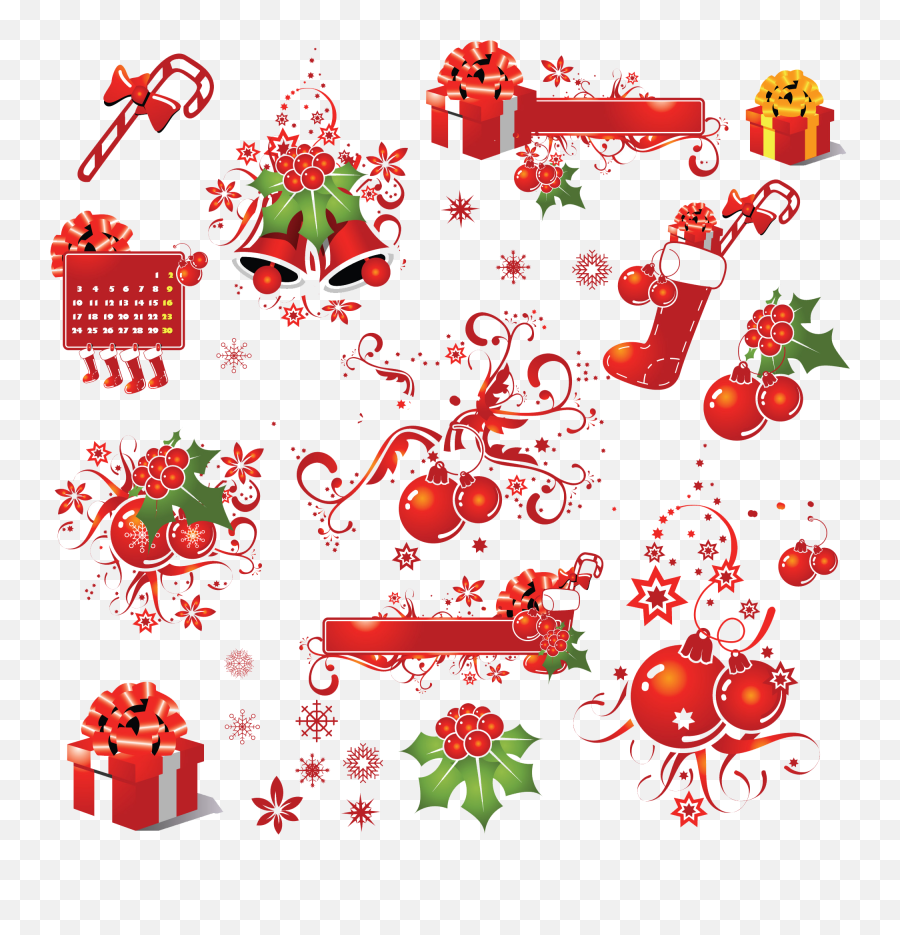 Download Christmas Elements Picture Hq Png Image Freepngimg - Christmas Vector Ornament,Christmas Png