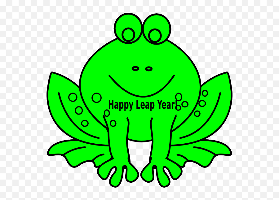Frog Clipart Png - Png Free Library Year Clip Art At Clker Leap Year Clip Art,Frog Clipart Png