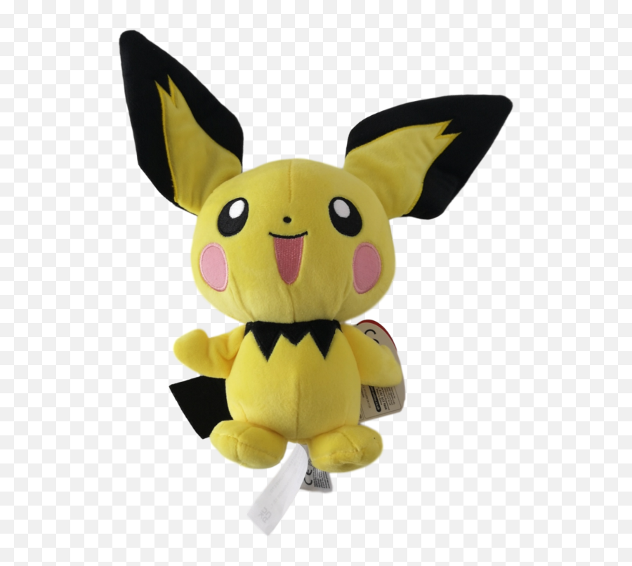 Official Pokemon 8 Plush Pichu - Stuffed Toy Png,Pichu Transparent