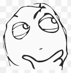 Memes Png - Thinking Face