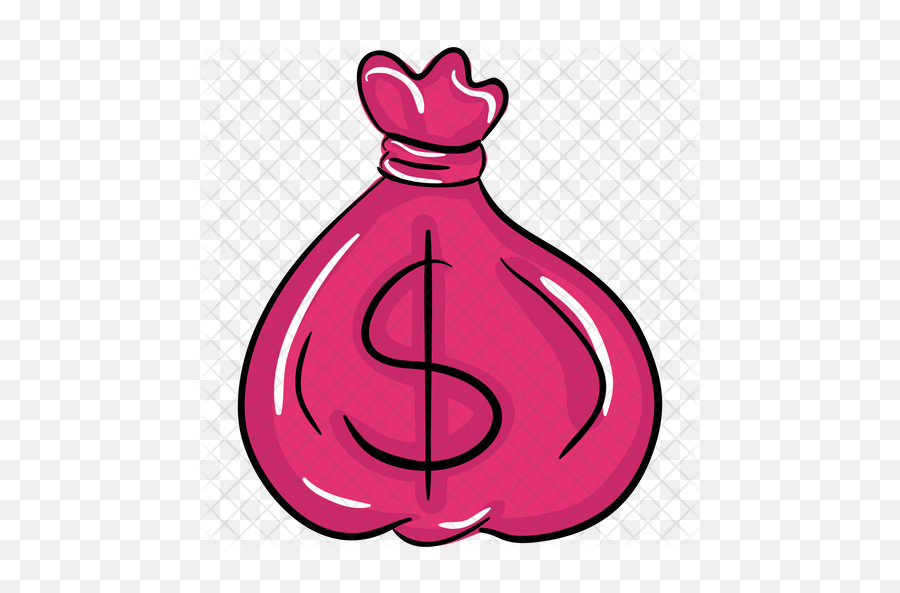 Money Bag Icon - Logo Pink Money Bag Png,Money Bag Transparent