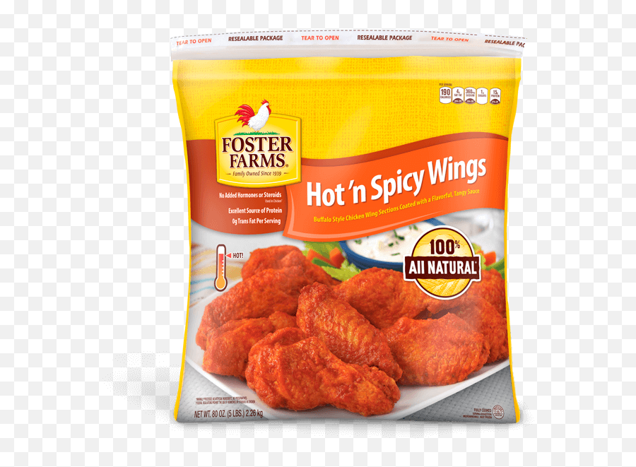 Hot Wings 80 Oz - Foster Farms Bowl Png,Hot Wings Png