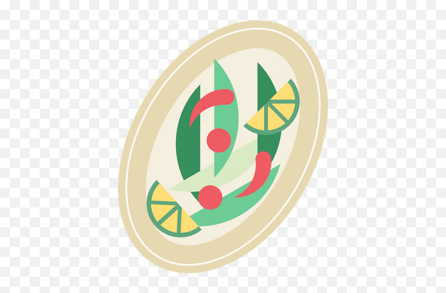 Spicy Green Papaya Salad Icon Of Flat - Emblem Png,Spicy Png
