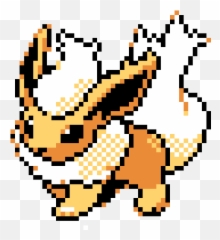 Flareon - Flareon Pixel Art Png,Flareon Png