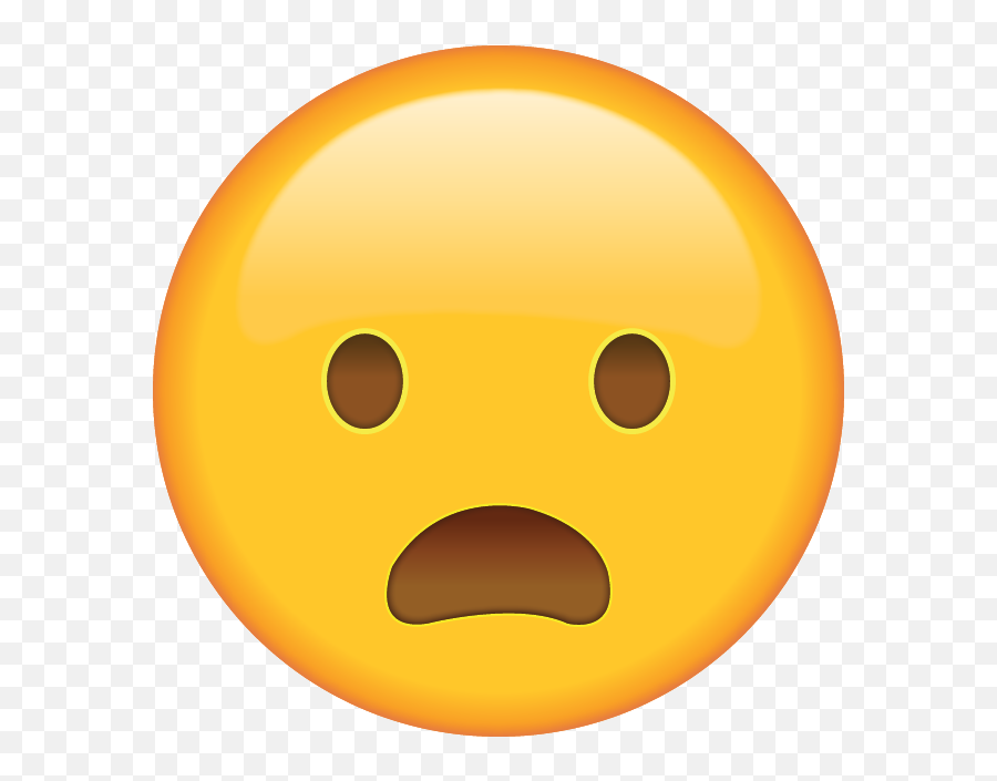 Download Frowning Face With Open Mouth Emoji Island - Smiley Png,Mouth Transparent