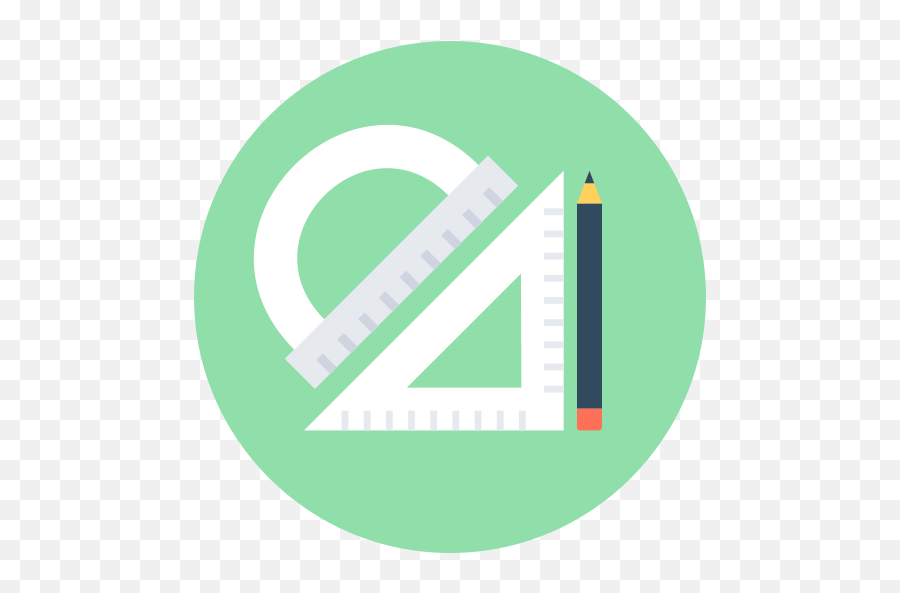Set Square Protractor Png Icon - Circle,Protractor Png