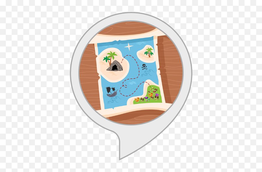 Amazoncom Treasure Map Alexa Skills - Cartoon Png,Treasure Map Png