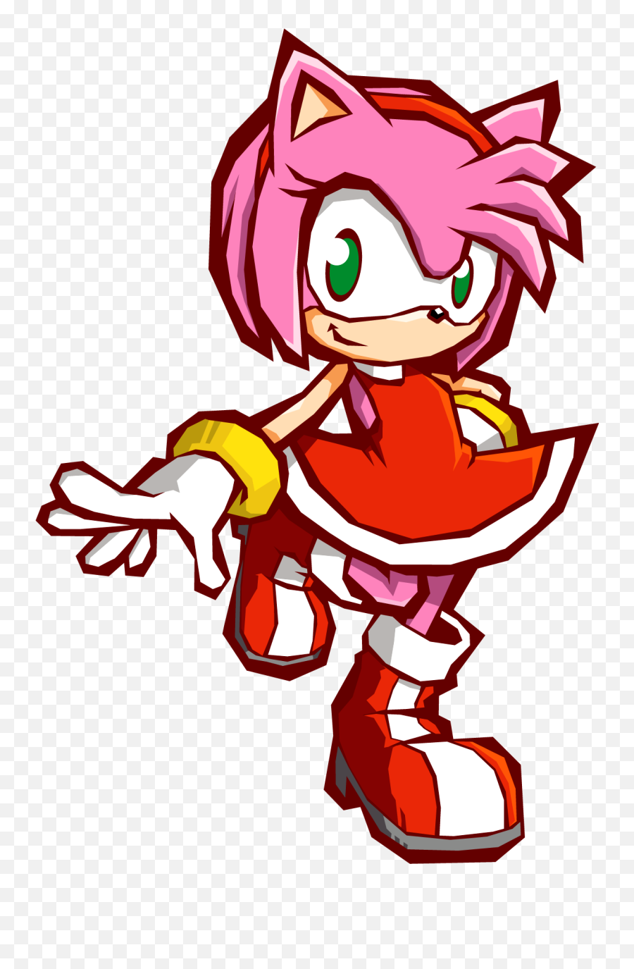 Download Amy Rose Sonic Battle Hd Png - Sonic Battle Amy And Rouge,Amy Rose Png